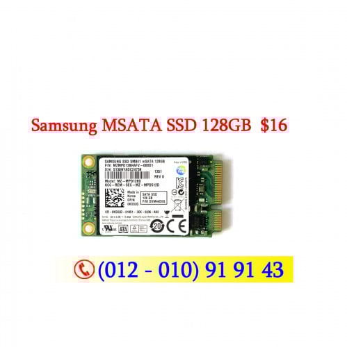 * Samsung MSATA SSD 128GB  $17