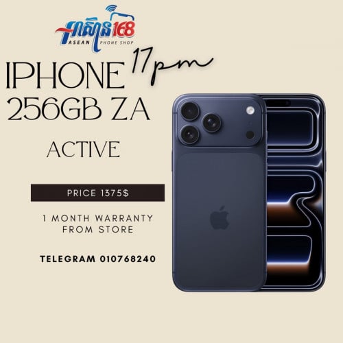 17PM 256GB ZA Active New Blue 1375$