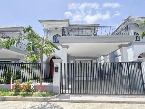 4 Bedrooms Single Villa For Rent In Borey HN-The Garden Villa