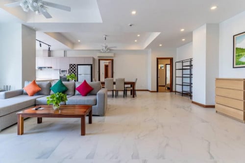 FANCY THREE BEDROOM FOR RENT-TONLE BASSAC🍀