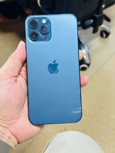 iPhone 12 Pro Max 128G បែកខ្នង មានស្នាមអេក្រង់