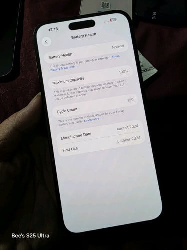 iPhone 16+ 256g X/A ពណ៍ខ្មៅ