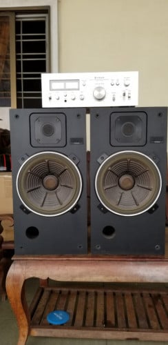 Trio speakers 200W  2.50 Cm(2តិកកន្លះ) model LS-100 from japan sound good