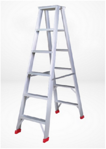 Ladder 6steps Aluminum 1.8m
