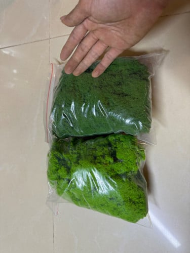 Moss សំឡីកញ្ចប់ធំ សំរាប់បិទលើថ្ម និងតុបតែង