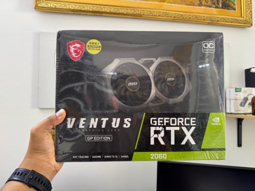 MSI RTX 2060 VENTUS 6GB - GPU ថ្មី [ធានា1ឆ្នាំ]
