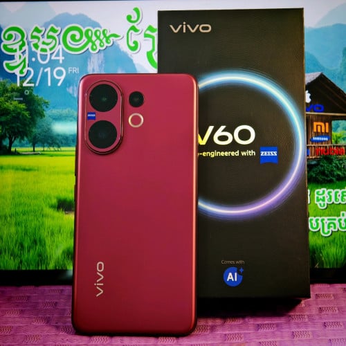 Vivo V60 5G ក្រុមហ៊ុន(99%) (វ៉ៃដូរបាន)មានធានាច្បាស់លាស់ត្រឹមត្រូវ