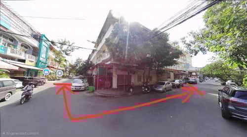 ផ្ទះកែងលក់ មានចំណូលស្រាប់ ជាប់ផ្សាររតនាផ្លាហ្សា