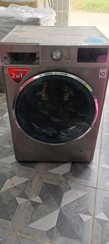 មានលក់ម៉ាស៊ីនបោកអាវទ្វារចំហៀងមានសម្ងួតមួយទឹកLg 12 /6គីឡមកពីប្រទេសសាំងហ្គាពួរនៅស្អាតដូចថ្មី