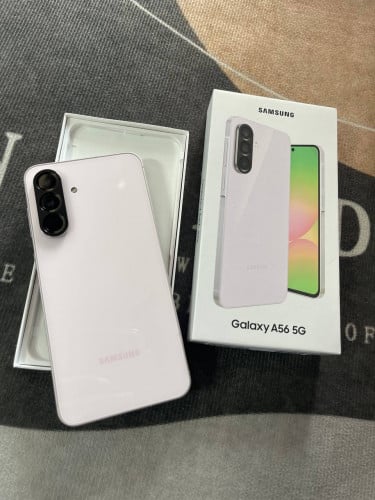 📲📲📲 : Samsung A56 5G Ram  12G Rom 256G   Color : Gray & pink& Green 99%