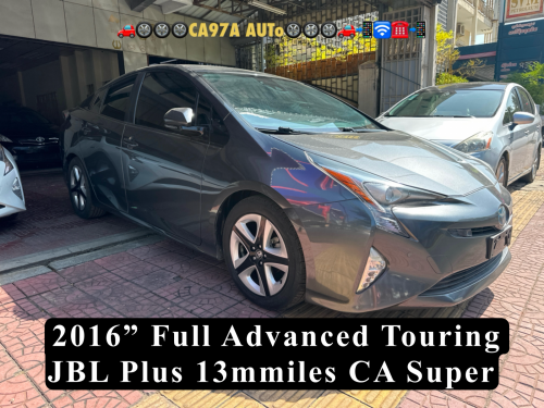កំពូលមេឡាន គុណភាព ViP Prius 2016” Gray Full Advanced Touring Sensor JBL 13mmiles CA មិនងាយជួប