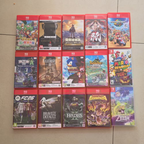 Games Nintendo Switch 2 មួយទឹក!! Price Below