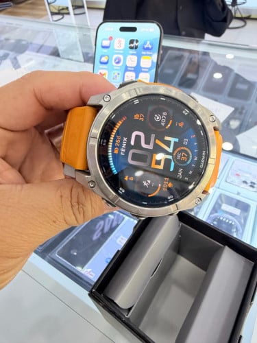 Garmin fenix 8 51mm orange band