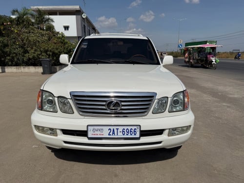 LEXUS LX 470 ពណ៌សកាំមៃ ឡានស្អាត ម្ចាស់ដើមទីមួយ