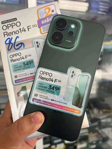 Oppo Reno 14f  A5  A3x. ថ្មី 100%