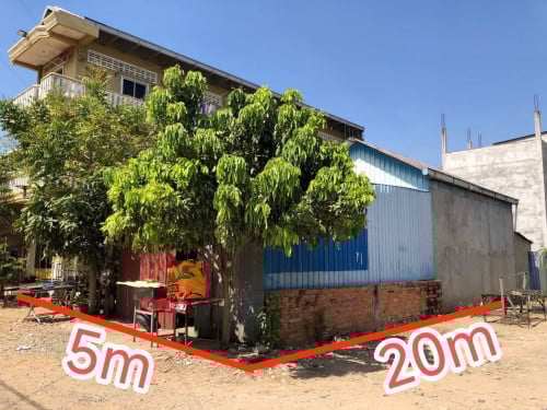 ផ្ទះលក់នៅក្រាំងធ្នង់ ជិតបុរីមហាសែនសុខ និងបុរីវ៉ារីណាក្រាំងធ្នង់