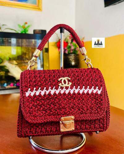 កាបូបចាក់ Hand-woven bag🧶👛👜