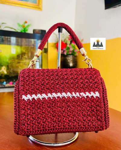 កាបូបចាក់ Hand-woven bag🧶👛👜