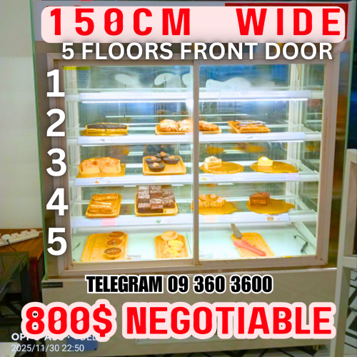 180cm Cake Chiller Display Fridge