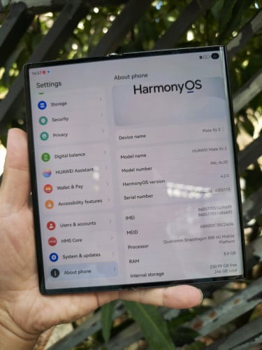 HUAWEI MateXS2 8+256G