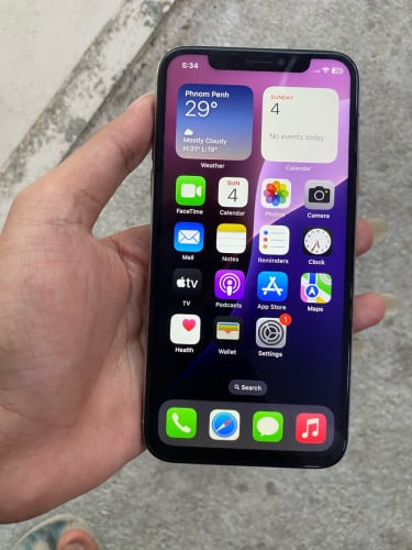iPhone xs ស្ទូកាមមេរ៉ាក្រោយអត់មាន iCloud ទេ 80$ចចារ
