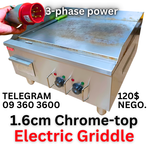 Powerful Griddle Grill Machine 3-phase