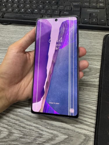 Samsung Note 20 អេក្រង់ឆ្នូតដូចរូប