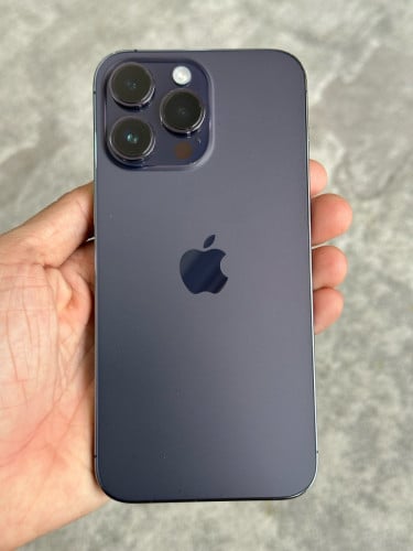 Sell iphone 14pro max 256G ZP/A (សុីម1 esim1) Deep Purple