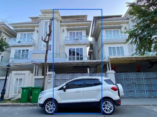 Twin Villa for rent at borey Orkide 2004