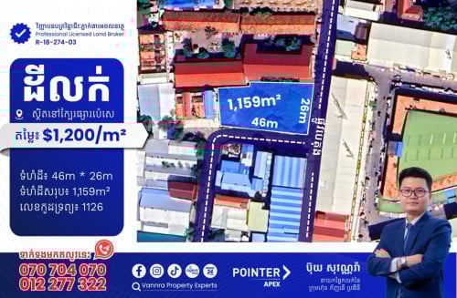 ដីលក់នៅក្បែរផ្សារប៉េសេ