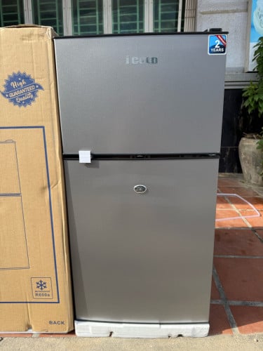 ទូទឹកកក Icold ខ្នាត៨តឹកកន្លះ សេរីថ្មី ធានា២ឆ្នាំ