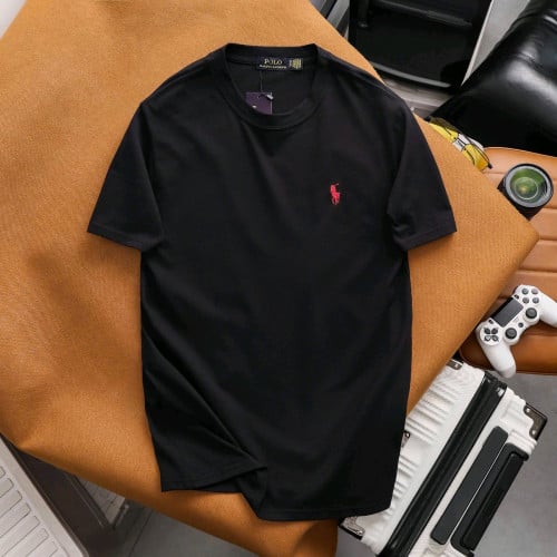 អាវយឺតដៃខ្លី កមូល ម៉ូតពណ៌ដូចរូប លេខ m l xl xxl 3xl