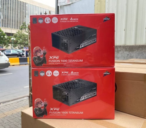 -XPG FUSION1600T-BKCUS Have Warranty 1Year  អីវ៉ាន់មាននៅក្នុងស្តុក បងអាចធ្វើការកម្ម៉ង់បាន📩🙏