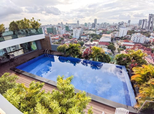 2Bedrooms Serviced Apartment with Gym and Pool for rent in Toul Kork