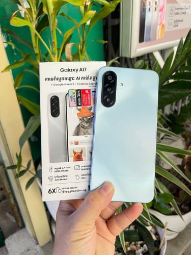 Galaxy A17 Ram8G/128GB 99.999% full set box មានធានាក្រុមហ៊ុនតម្លៃល្អ