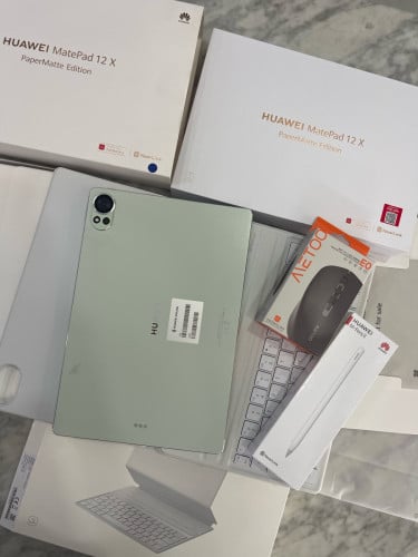 Huawei MatePad 12 X PaperMatte Edition មាន keyboard Pen Mouse 8G 256G 99% Green 399$