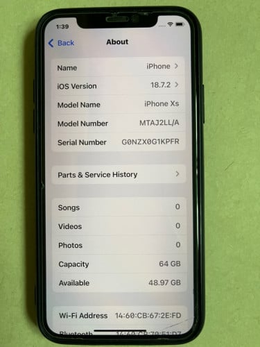 iPhone XS Gold 64G