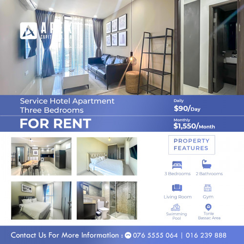 Service Hotel Apartment Three Bedrooms At The Peak For Rent