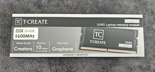 TEAMGROUP T-Create DDR5 32G(2x16G)5600 laptop RAM