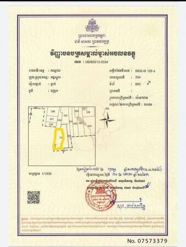 ដីឡូតិ៍ក្នុងភូមិលក់បន្ទាន់