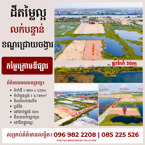 ដីលក់បន្ទាន់ (តម្លៃក្រោមទីផ្សារ)