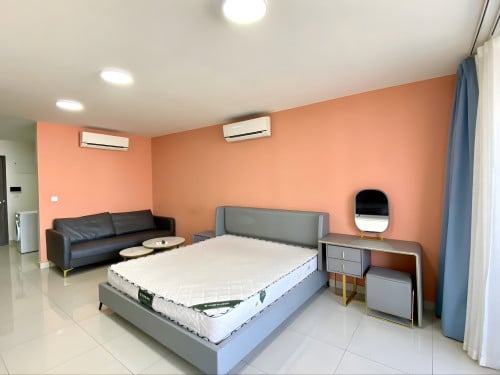 𝐅𝐨𝐫 𝐑𝐞𝐧𝐭: 1-Bedroom Apartment – The Peak Residence 📍Koh Pich