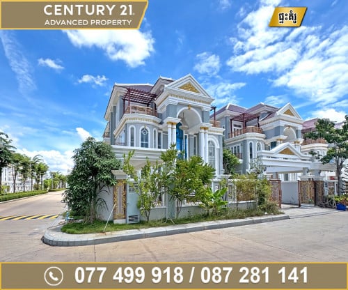 🏘 វីឡាទោល (កែង) ក្នុងបុរី វិមានភ្នំពេញ ផ្លូវជាតិលេខ6A ត្រូវការលក់បន្ទាន់ខ្លាំង
