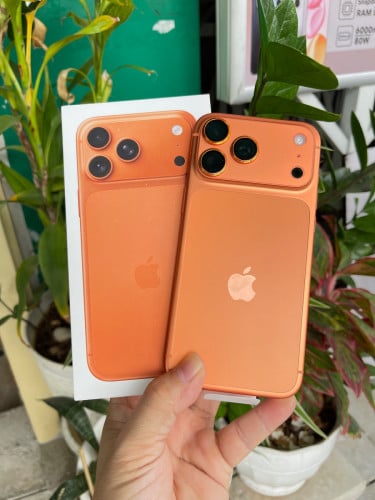 17 Pro Max ZP/A Sim+eSim 512GB Orange 99.99999% full set box ស្អាតដូចថ្មីតម្លៃណាស់