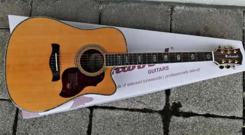 Acoustic Western Guitar RICHWOOD D-70 CEVA Dreadnought Master Series with Pickup