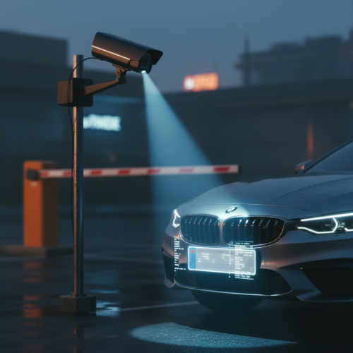 AI Car Plate Recognition Parking System (LPR Camera)កាមេរ៉ាស្កេនស្លាកលេខឡាន បើករបាំងស្វ័យប្រវត្តិ