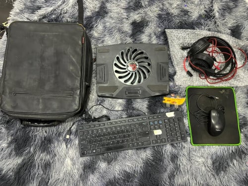 Bag, headsets Gaming,cooling pad led & keyboard