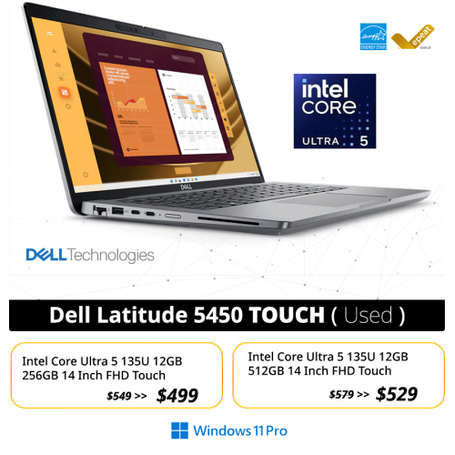 Dell Latitude 5450 Copilot's Touch Screen