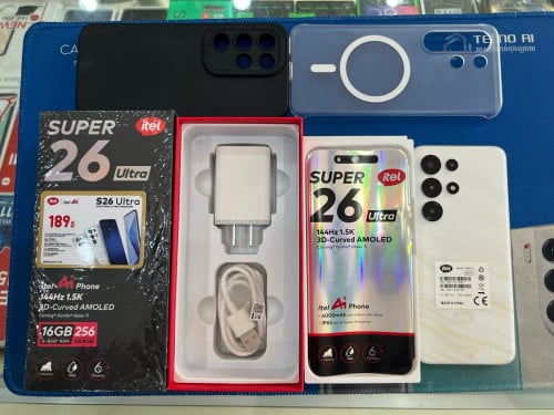itel S26 Ultra (8GB+8GB/256GB) មួយទឹកនៅស្អាត
