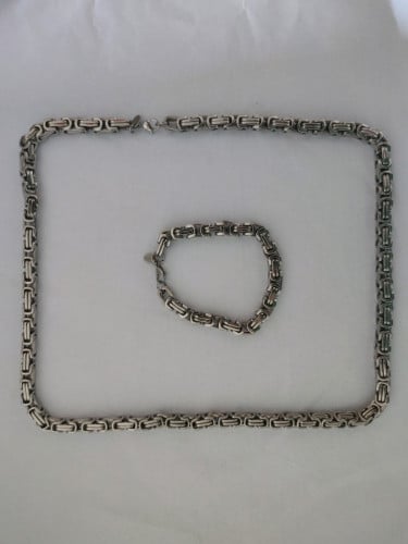 King Chain and Bracelet for Man